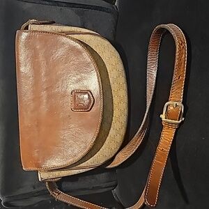 Authentic Vintage Celine Leather Crossbody Bag